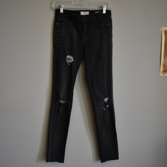 Studded distressed jeans size 27 - Picture 4 of 4